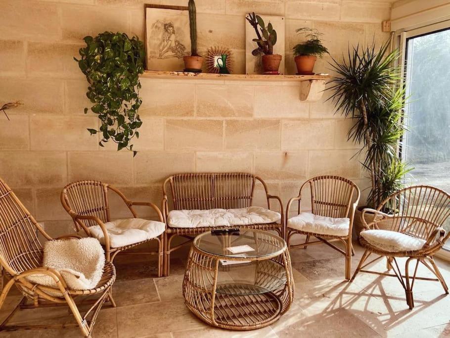 Maison De Campagne - La Belle Claudine Laruscade ภายนอก รูปภาพ